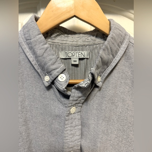 TOPTEN button down shirt (South Korean Brand) M - Picture 3 of 5